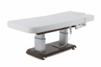 Массажный стол электричеcкий MED-MOS ММКМ-2 (КО-159Д) белый/коричневый